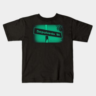 Sepulveda Boulevard, SFV, Los Angeles, CA Issue124 Edition Kids T-Shirt